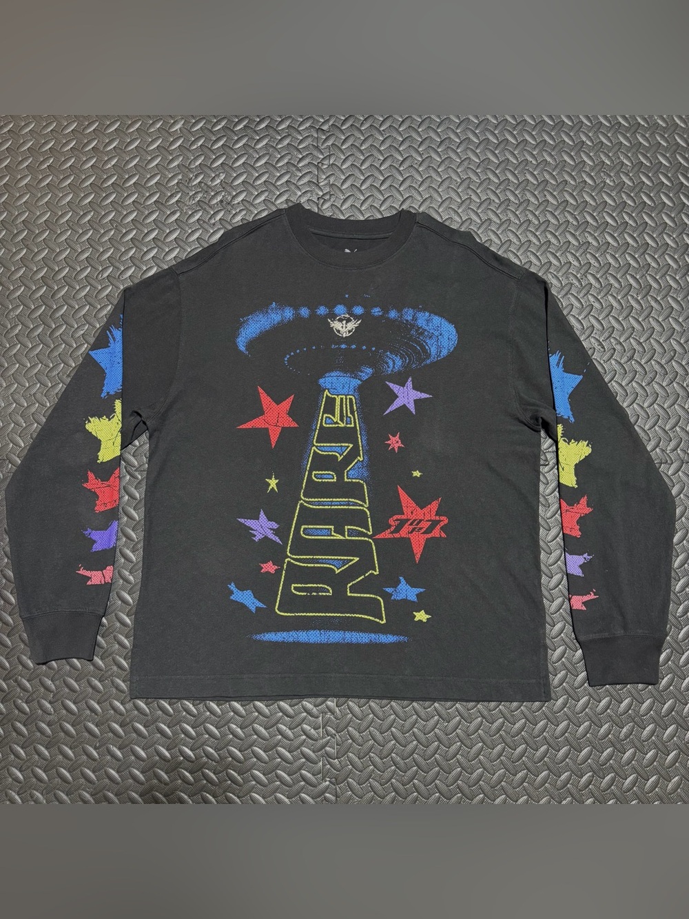 Puma LaMelo Ball Star Vision Rare Shirt UFO Black 1 of 1 Logo Mens Medium NEW